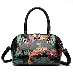 Factory Handbags Wholesale Embossed Leather Bags Custom Design Women Luxury Fashion <b>Tote</b> Bags - Product Image 1