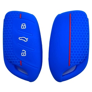 Housse de clé de voiture en silicone, texture nid d'abeille, légère, résistante aux rayures, pour SAIC MG HS ZS MG5 MG6 Roewe I5 I6 <span class=keywords><strong>RX3</strong></span> RX5 3 - Product Image 3