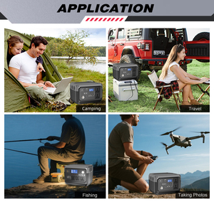 สถานีพลังงานแสงอาทิตย์แบบพกพา LANX 1000W สำหรับใช้งานกลางแจ้ง AC 110V 220V แบตเตอรี่ลิเธียมไอออน Lifepo4 สำหรับตั้งแคมป์ - Product Image 6