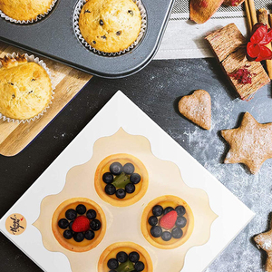 Boîtes d'emballage en papier de haute qualité pour pâtisseries, boîtes à gâteaux de 8 pouces et 6 pouces de hauteur pour gâteaux à étages - Product Image 6