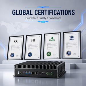 โรงงานขายส่ง J1900 2.0ghz โปรเซสเซอร์ควอดคอร์ ปรับแต่งได้ตามต้องการ เกรดอุตสาหกรรม มินิพีซีเซิร์ฟเวอร์แบบฝังตัวไร้พัดลม - Product Image 6