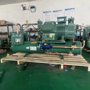 Unidad de aire acondicionado de agua fría refrigerada por agua con compresor de pistón, unidad de bomba de calor de baja temperatura - Product Image 1