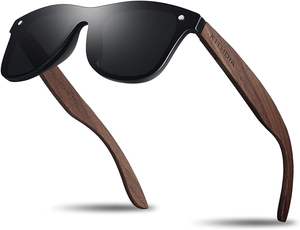 Lunettes de soleil en <span class=keywords><strong>bambou</strong></span> en bois de zèbre faites à la main polarisées pour hommes et femmes lunettes de soleil en bois S5029 - Product Image 4
