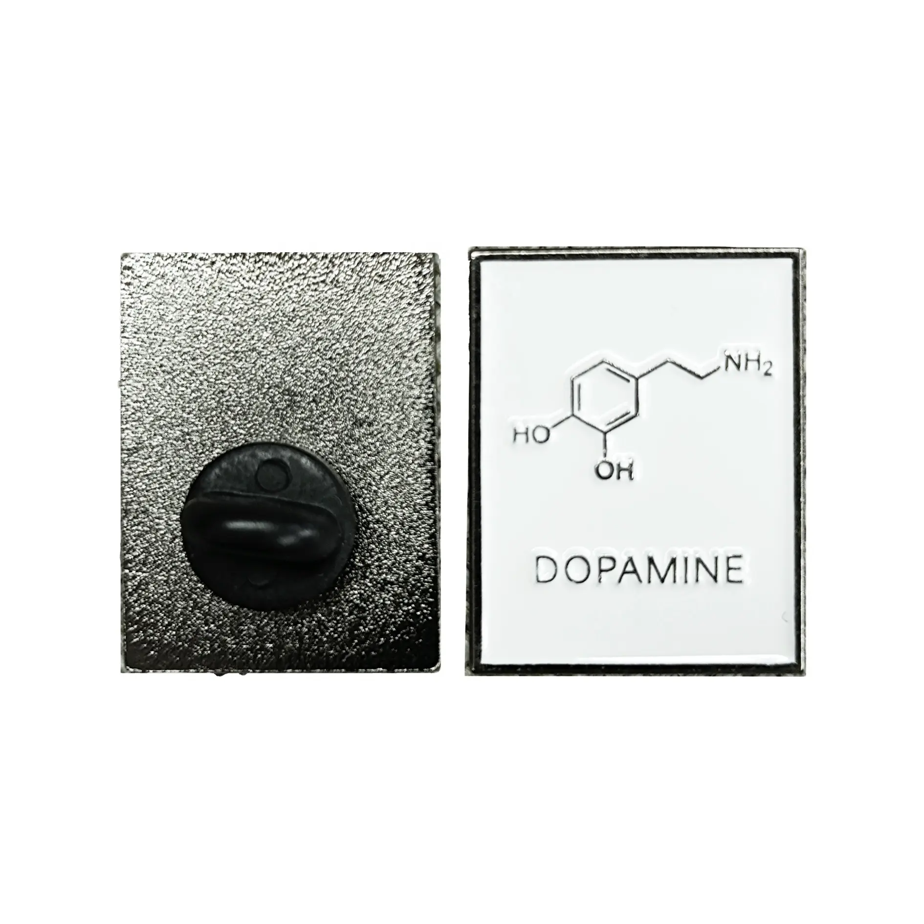 New Design Chemical Formula Interesting Element Enamel Brooch Badge Wholesale Wear Collection
