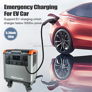 Station d'alimentation portable 5000W LiFePO4, générateur solaire pour camping-car, chantier de construction, travaux en extérieur - Product Image 6