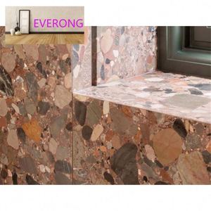 Losas de mármol rojo Rosso Di Masso Ceppo Breccia Dalema de piedra natural moderna de alta calidad para baldosas de suelo de pared - Product Image 1