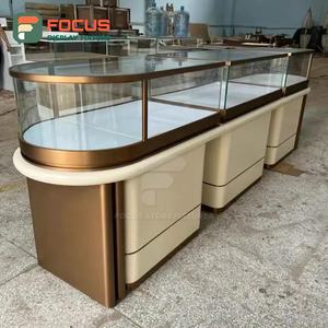 Vitrine de bijouterie en verre de qualité supérieure, armoire à bijoux en bois, éclairage LED, vitrine moderne de luxe pour l'exposition de bracelets - Product Image 3