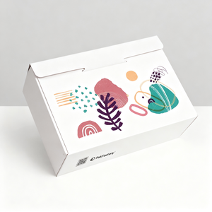 Nhà máy tùy chỉnh biểu tượng sóng bao bì hộp giấy Bưu Chính bưu phẩm Đen vận chuyển hộp - Product Image 5