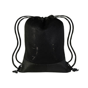 HOT Casual String Mochila Moda Escuela Gimnasio Drawstriing Bolsa con cremallera Mochila con cordón personalizado para el Deporte - Product Image 2