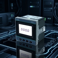 Voltímetro Digital Monofásico de Alta Precisión EastSong ES96Y-U 96*96mm con Comunicación RS485 Modbus RTU para Montaje en Panel