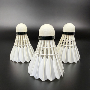 SNOWPEAK SP-02 Volant de badminton en plumes d'oie de première qualité, fourni directement par l'usine, trajectoire de vol stable, support OEM, faible MOQ - Product Image 6