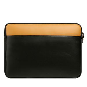 Funda para Portátil de Cuero PU al por Mayor, Transpirable, Antirrobo, Resistente a Golpes, Impermeable, con Bolsillo Frontal con Cremallera, Delgada, para Negocios, de 13/14/15.6 Pulgadas - Product Image 3