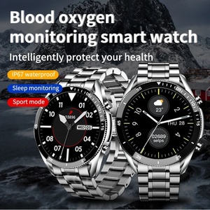 LIGE Luxury Steel Strip Mature Men Smartwatch Sport Fitness <b>Watch</b> Tracker Heart Monitor Waterproof Smart <b>Watch</b> Bluetooth Call - Product Image 4