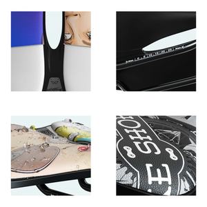 AmpsafeX CH-03 Selle de VTT large et confortable pour homme, absorption des chocs par ressort, cuir PU, creuse et respirante, motif dessin animé - Product Image 6