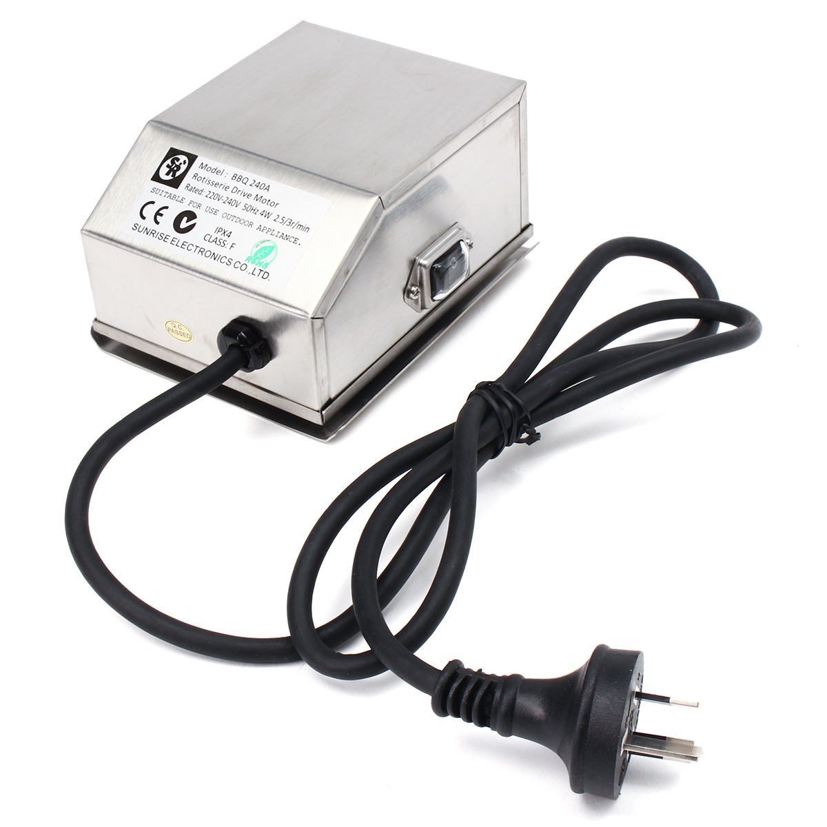 Stainless Steel BBQ Rotisserie Kit for Gas Grill Durable Metal with Bamboo  Charcoal Eco-Friendly Carbon Type