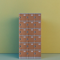 Armoire de rangement moderne en plastique ABS transparent acrylique, présentoir mobile, casier à chaussures avec solution de rangement efficace