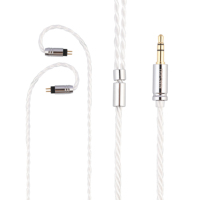 Vente flash Câble HiFi IEM Tripowin Solstice 26AWG en cuivre argenté de haute qualité Câble d'écouteurs Accessoires pour écouteurs