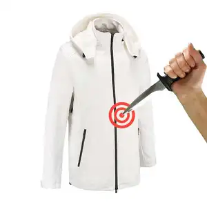 SturdyArmor promozione certificato bianco coltello UHMWPE Anti pugnalata resistente al taglio giacca a prova di pugnalata in vendita