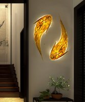 Lampe murale en bois de style japonais faite à la main, créative, LED 12W, pour salon, chevet, escalier, décoration, lampe Art Déco