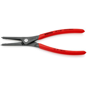 KNIPEX 49 11 A3 SB Alicates de precisión para circlips externos en ejes Recubiertos de resina - Product Image 1