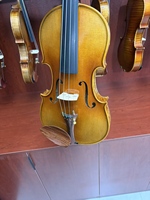 Violon 4/4 fait à la main doux son bon grain épicéa massif et érable fabriqué par des cordes de pont Luthier Aubert expérimentées