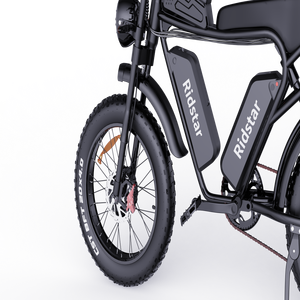Vélo de montagne Ridstar Q20pro - Cadre en aluminium, freins à disque hydrauliques, double batterie au lithium 52V 40AH, 7 vitesses, moteur arrière sans balais, Riding'times GT73 - Product Image 3