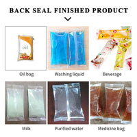 Máquina de llenado y sellado de agua, bolsita para beber bebidas puras, jugo, leche, bolsa, máquina de llenado de líquido de agua