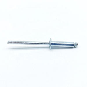 Rivets aveugles à tête dôme ouverte en aluminium, à mandrin en acier, pour tôles métalliques, directement de l'usine - Product Image 2