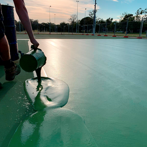 Pavimentazione Sportiva in Silicone PU Baoli per Campi da Tennis - Flessibile, Resistente, Assorbimento degli Urti, Uso Interno/Esterno - Product Image 1