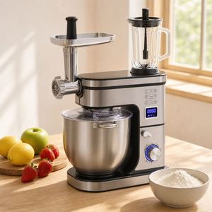 Mélangeur sur socle de haute qualité en acier inoxydable de qualité alimentaire 10L, mélangeur électrique 2000W pour la cuisine à domicile et les petites entreprises - Product Image 4