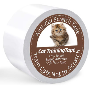 Ruban <span class=keywords><strong>anti</strong></span>-griffures pour chats, ruban adhésif double face pour l'entraînement des animaux de compagnie, protecteur transparent pour meubles, portes et murs - Product Image 1