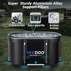 Bak mandi es lipat portabel 2025, bak mandi pemulihan olahraga untuk atlit, bak terapi dingin portabel - Product Image 4