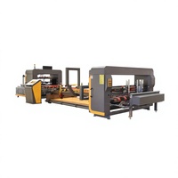 Machine automatique de pliage et de collage de boîtes, plieuse de carton pour emballage de cartons, machine de haute qualité