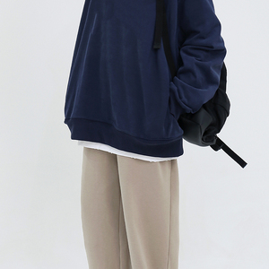 Offre Spéciale sweats à capuche en coton lourd surdimensionné unisexe Logo personnalisé grande taille sweats à capuche pour hommes vierges sweat à col rond - Product Image 4