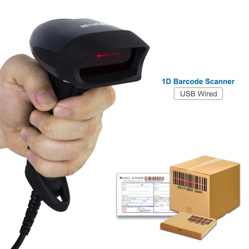 Oem High Scan Speed Wireless 1D 2D Barcode Scanner Qr Barcode Reader With Stand