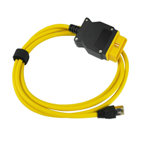 Cable ENET Amarillo para BMW, Actualización de Datos Ocultos, Codificación ICOM, Programador de ECU, Herramienta de Diagnóstico Automotriz, Escáner OBD OBD2