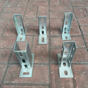 Support de fixation pour panneau <span class=keywords><strong>solaire</strong></span>, pince de fixation d'extrémité, support de fixation galvanisé à chaud, anti-rouille, matériel d'installation - Product Image 3