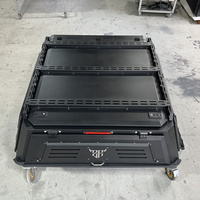 Volet roulant électrique avec double compartiment latéral pour Mitsubishi Triton L200 Double Cab, rangement de benne en alliage d'aluminium