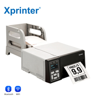 Xprinter Imprimante de codes-barres haute vitesse XP-D481B Imprimante d'étiquettes d'emballage Imprimante d'étiquettes numériques à fonctionnement continu 24 heures