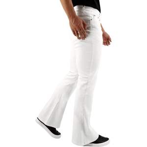 2025สำหรับผู้ชายย้อนยุค60S 70S ดิสโก้ flared Bell Bell BOTTOM กางเกงยีนส์ยืดพอดีตัวดีไซน์วินเทจ - Product Image 6