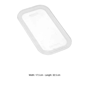 Couvercle hermétique universel GN 1/3 32,5 × 17,5 cm en silicone pour aliments - Product Image 3