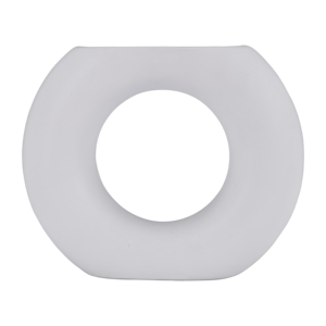 Vaso a Forma di Ciambella in Ceramica Moderna per Soggiorno, Camera da Letto, Ufficio, Decorazione da Tavolo - Product Image 1
