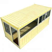 Hôtels, Restaurants, Mini-Cafés et Cuisines Modulaires Préfabriqués Portables de 20 pieds en Conteneurs – Design Moderne en Acier Sandwich