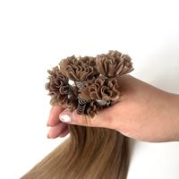Extensions de cheveux 100% naturels vierges européens, à kératine pré-collée, double trame, double tirage, pointe en U, pointe en forme de clou