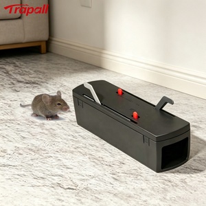 Piège à souris réutilisable pour entrepôt intérieur avec indicateur de statut et double entrée – Boîte de capture de rongeurs - Product Image 1