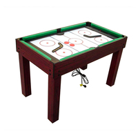Table de jeux multifonctionnelle 4-en-1 à petite échelle, ensemble combiné multifonctionnel, mini billard, MDF écologique, divertissement sportif d'intérieur