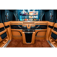 Pack de conversion intérieur de luxe pour fourgons Lincoln/Suburban/Sprinter/Viano, avec rangements cachés et sièges à levage vertical.