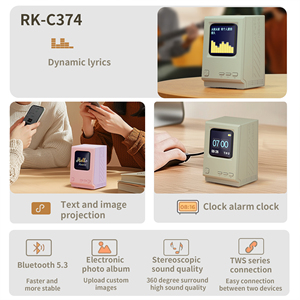 Altavoz Inalámbrico Multifuncional UNLOV con Reloj Despertador de Escritorio, Pantalla y Altavoz de <span class=keywords><strong>Letras</strong></span> - Product Image 5