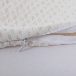 Fundas de Almohada de Bambú Blanco, Diseño Nuevo, Súper Lujosas y Elegantes, con 3 Capas, Diseño Liso con Patrón de Plantas, Cierre Oculto, para Uso en el Hogar y Hoteles - Product Image 5