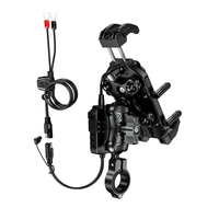 Kewig ODM Penyangga Ponsel Motor Anti Maling dengan Pengisi Daya Dual-mode, Dudukan Ponsel Motor Tahan Air dengan Kunci Pengaman